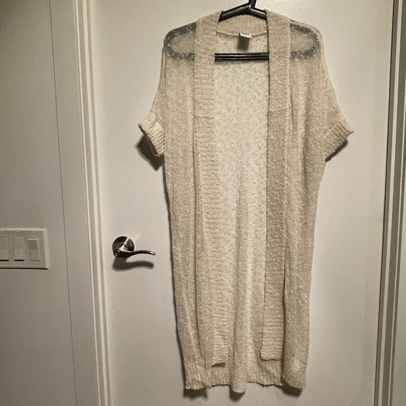 ⭐2 for C$22⭐ Vero Moda Short Sleeve Duster, Beige, Size XS - Picture 1 of 3